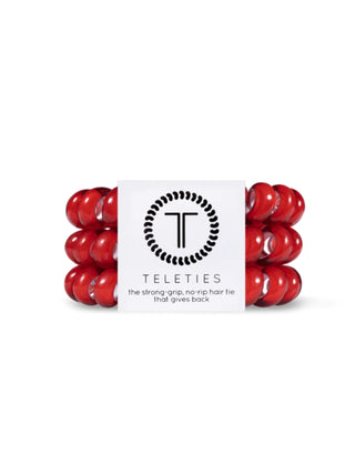 Large Teleties Scarlet Red