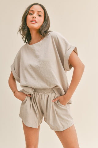 Cinch Waist Shorts