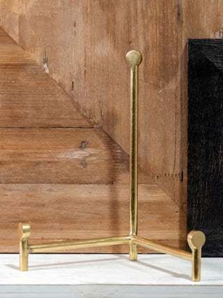 Brass Straight Back Easel Small
