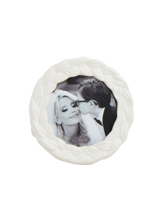 Mini Braided Stoneware Frame Circle