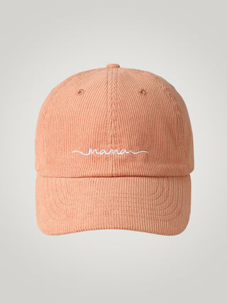 "Mama" Embroidered Hat Peach