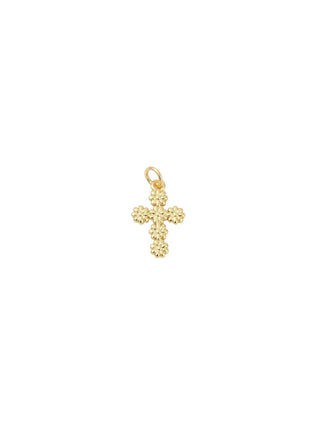 Daisy Cross Charm