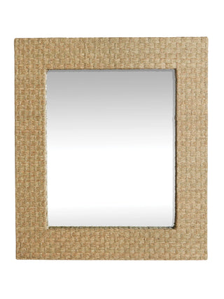 Square Tan Mirror