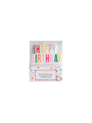 Birthday Candle Set Happy Birthday