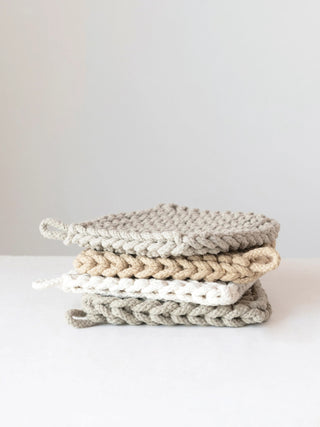 Cotton Crocheted Pot Holder