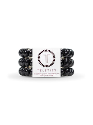Large Teleties Jet Black