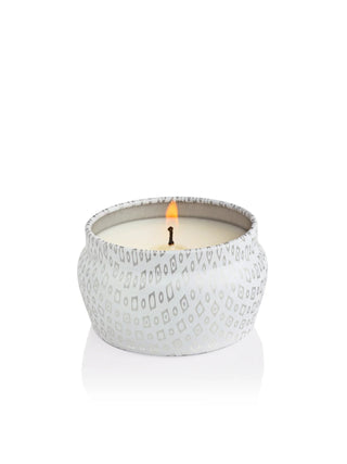 Volcano Mini Tin - Candle 3 oz White