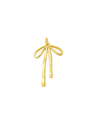 Elongated Bow Charm