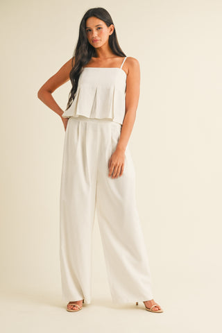 Wide Leg Linen Pant