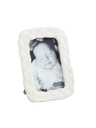 Mini Braided Stoneware Frame Rectangle