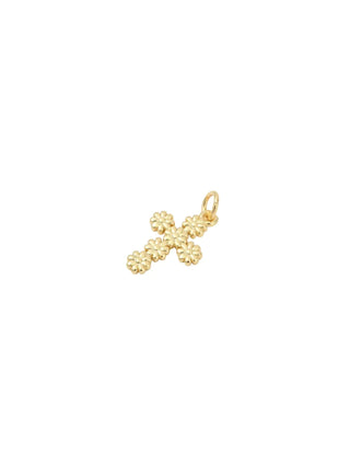 Daisy Cross Charm