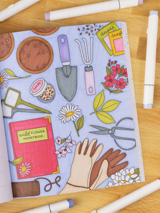 Garden Avenue Coloring Book