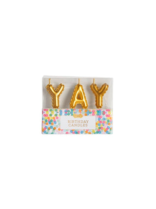 Birthday Candle Set Yay