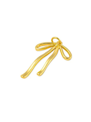 Elongated Bow Charm