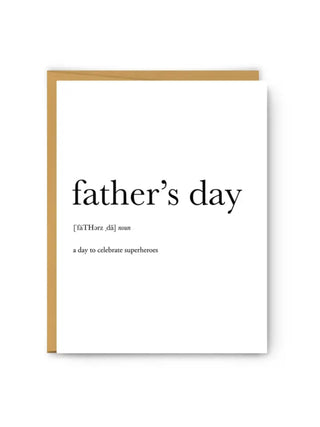 Father's Day Definition Card