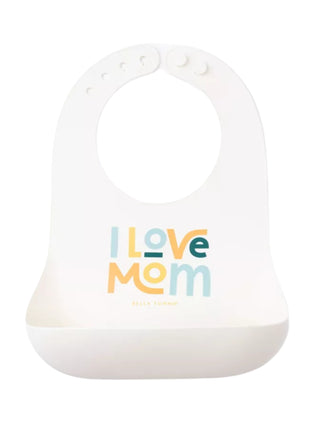 Silicone Wonder Bib I Love Mom