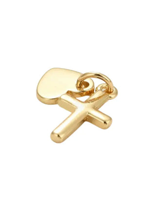 Heart and Cross Charm
