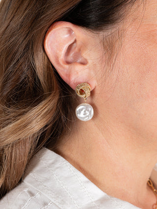 Knotted Pearl Earrings