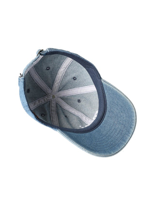 "mini" Embroidered Denim Hat