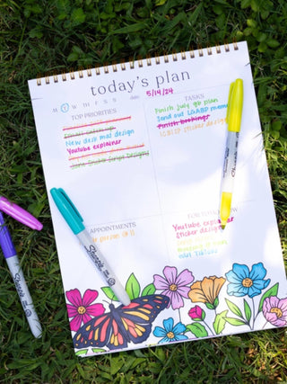 Color-In Daily Planner