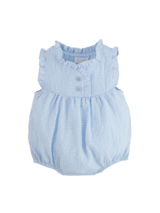 Floral Ruffle Bubble Blue