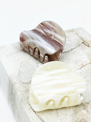 Marble Claw Clip