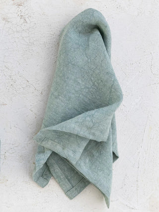 Stonewashed Linen Napkins Blue