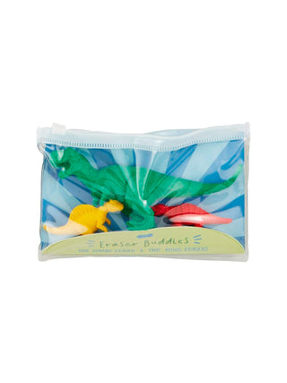 Eraser Buddy Sets Green Dinosaur