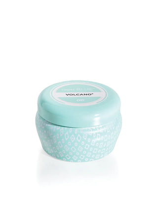 Volcano Mini Tin - Candle 3 oz Aqua