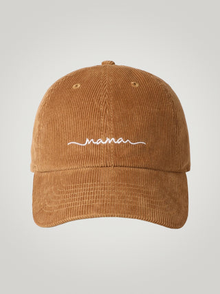 "Mama" Embroidered Hat Tan