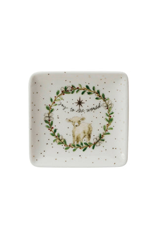 Christmas Stoneware Dish