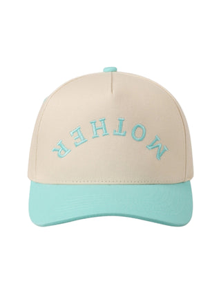 Mother Embroidered Trucker Hat Blue