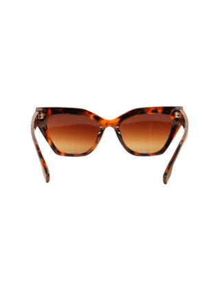 Oversized Cat Eye Sunglasses Brown