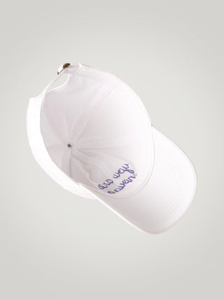 "you are enough" Embroidered Baseball Hat White