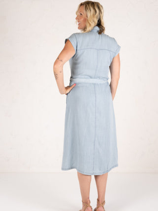 Denim Midi Shirtdress