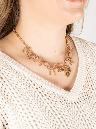 Bow Charm Necklace