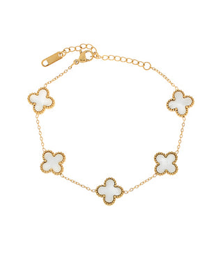 Clover Stationed Bracelet