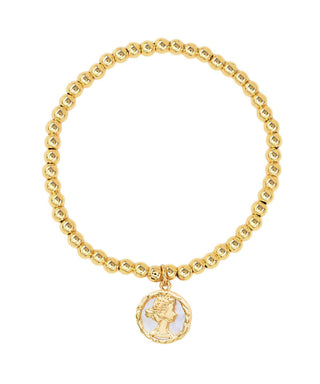 Profile Coin Ball Bracelet