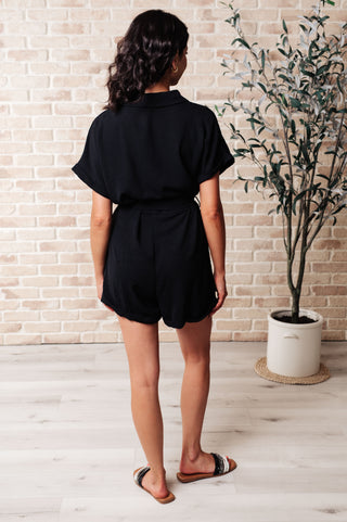 Classy V-Neck Romper