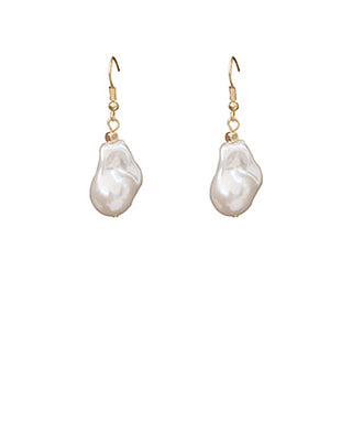 Baroque Pearl Dangle Earrings