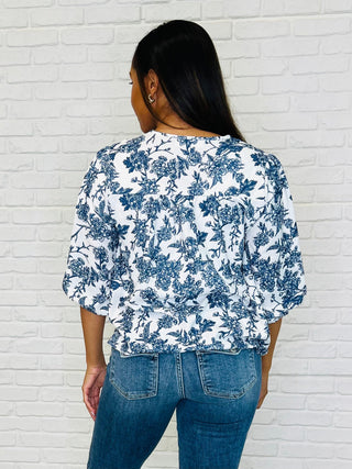 Neck Tie Blouse
