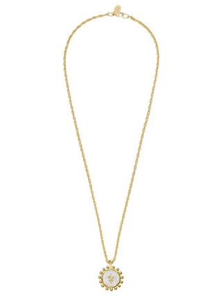 Susan Shaw | 24k Gold | Flower Necklace