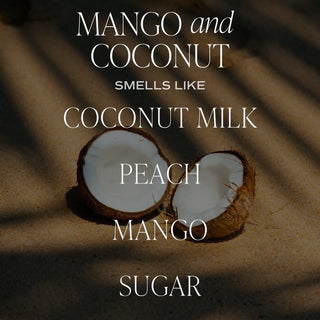 Mango and Coconut 9oz Soy Candle