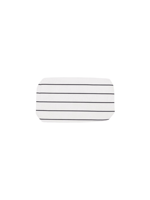 Mini Pinstripe White Aloha Bags