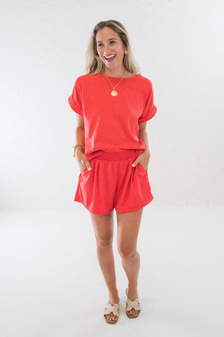 Cinch Waist Shorts