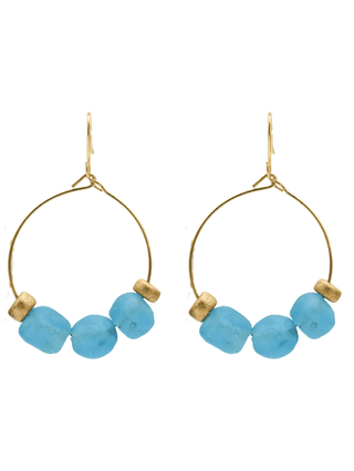 Sea Glass Medium-9mm Earrings