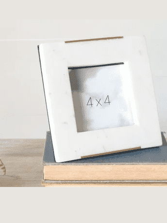 Marble Photo Frame With Gold Inlay