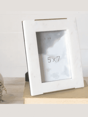 Marble Photo Frame With Gold Inlay