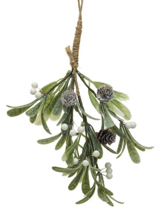 Hanging Evergreen & Berry Bunch-Pinecone