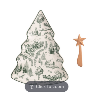 Toile Tree Platter Set